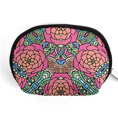 Petals, Carnival, Bold Flower Design Accessory Pouch (medium) by Zandiepants