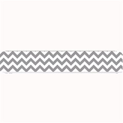 Medium Grey & White Zigzag Pattern Small Bar Mat by Zandiepants