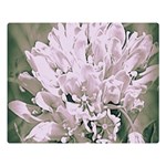 White Flower Double Sided Flano Blanket (Large)  80 x60  Blanket Front