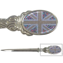 Multicoloured Union Jack Letter Openers by cocksoupart