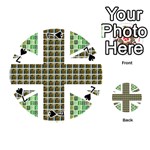 Green Flag Playing Cards 54 (Round)  Front - Spade7