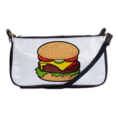 Cheeseburger Shoulder Clutch Bags by sifis