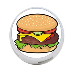 Cheeseburger 4-port Usb Hub (two Sides)  by sifis