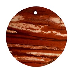 Red Earth Natural Ornament (round)  by UniqueCre8ion