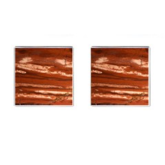 Red Earth Natural Cufflinks (square) by UniqueCre8ion