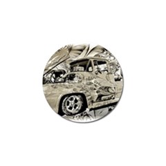 Old Ford Pick Up Truck  Golf Ball Marker by MichaelMoriartyPhotography