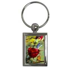 Rusty Globe Mallow Flower Key Chains (rectangle)  by MichaelMoriartyPhotography