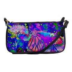 Psychedelic Butterfly Shoulder Clutch Bags by MichaelMoriartyPhotography