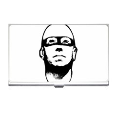 Baldhead Hero Comic Illustration Business Card Holders by dflcprints