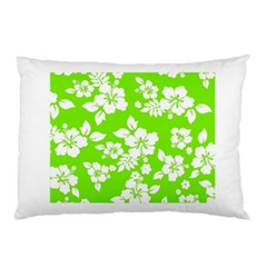 Lime Hawaiian Pillow Case (two Sides) by AlohaStore