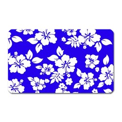 Deep Blue Hawaiian Magnet (rectangular) by AlohaStore