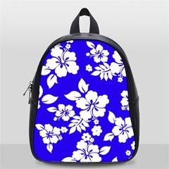 Deep Blue Hawaiian School Bags (small)  by AlohaStore