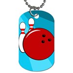 Bowling  Dog Tag (Two Sides) Front