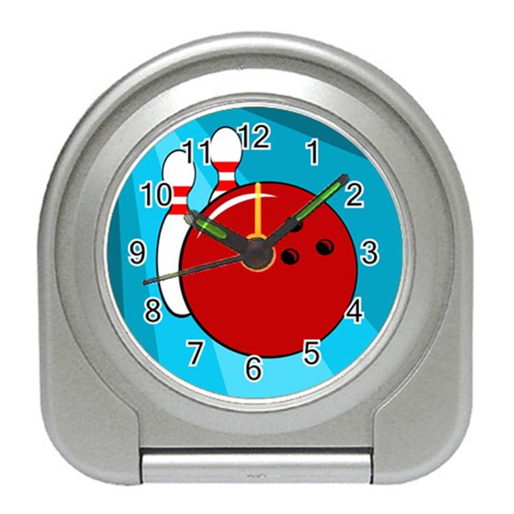 Bowling  Travel Alarm Clocks