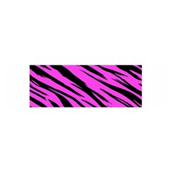 Pink Tiger Satin Scarf (oblong) by ArtistRoseanneJones