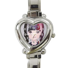 Tapioca Now 2 Heart Italian Charm Watch by kaoruhasegawa