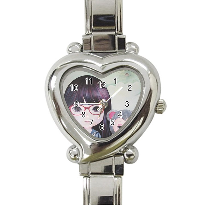 Close Encounter 4 Heart Italian Charm Watch