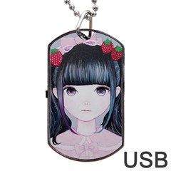 Nakayoshi Strawberry Dog Tag Usb Flash (two Sides)  by kaoruhasegawa