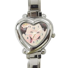 Soy Sauce Uchuuw Heart Italian Charm Watch by kaoruhasegawa