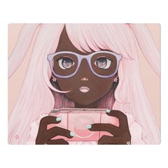 Gamergirl 3 P Double Sided Flano Blanket (large)  by kaoruhasegawa