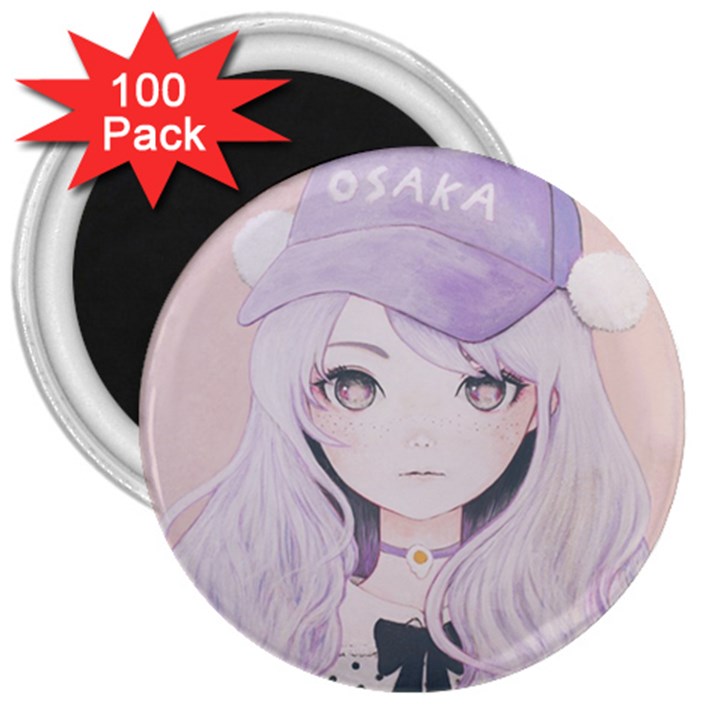 Ricehime 3  Magnets (100 pack)