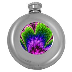 Amazing Special Fractal 25c Round Hip Flask (5 Oz) by Fractalworld