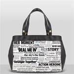 Hillary 2016 Historic Headlines Office Handbags Front