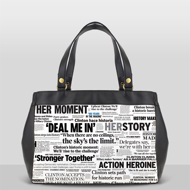 Hillary 2016 Historic Headlines Office Handbags