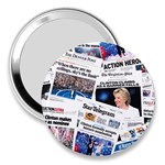 Hillary 2016 Historic Newspaper Collage 3  Handbag Mirrors Front