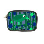 Green and blue bird Coin Purse Front