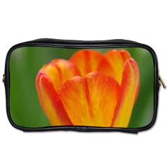 Orange Tulip M Toiletries Bags by PhotoThisxyz