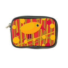 Yellow Bird Coin Purse by Valentinaart