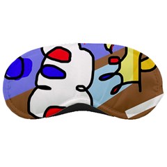 Abstract Comic Sleeping Masks by Valentinaart