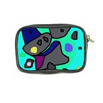 Blue comic abstract Coin Purse Back