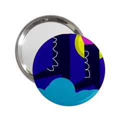 Walking On The Clouds  2 25  Handbag Mirrors by Valentinaart