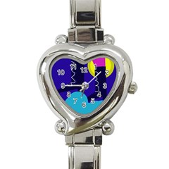 Walking On The Clouds  Heart Italian Charm Watch by Valentinaart