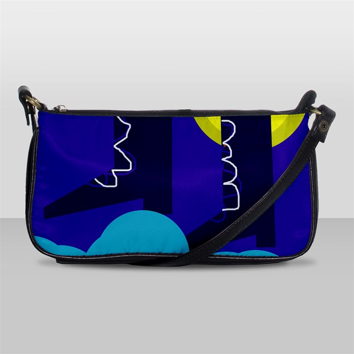 Walking on the clouds  Shoulder Clutch Bags