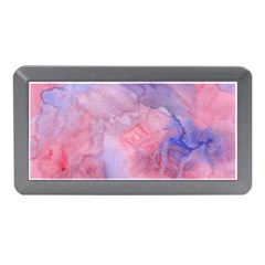 Galaxy Cotton Candy Pink And Blue Watercolor  Memory Card Reader (mini) by CraftyLittleNodes