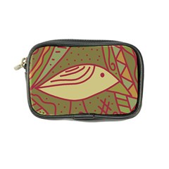 Brown Bird Coin Purse by Valentinaart