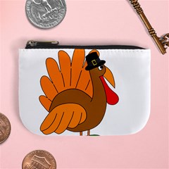 Thanksgiving Turkey - Transparent Mini Coin Purses by Valentinaart