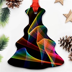 Crystal Rainbow, Abstract Winds Of Love  Christmas Tree Ornament (2 Sides) by DianeClancy