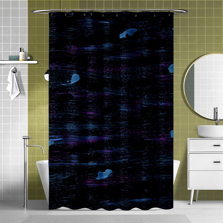 Blue moonlight Shower Curtain 48  x 72  (Small) 