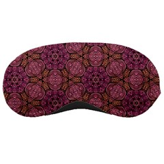 Fuchsia Abstract Shell Pattern Sleeping Masks by TanyaDraws