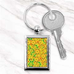 Christmas Decor - Yellow Key Chains (rectangle)  by Valentinaart