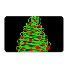 Christmas Tree Magnet (rectangular) by Valentinaart