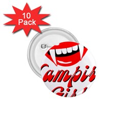 Vampire Girl 1 75  Buttons (10 Pack) by igorsin