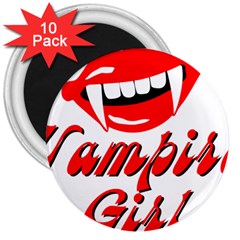 Vampire Girl 3  Magnets (10 Pack)  by igorsin