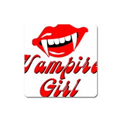 Vampire Girl Square Magnet by igorsin