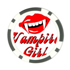 Vampire Girl Poker Chip Card Guards by igorsin