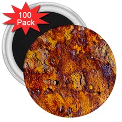 Rusted Metal Surface 3  Magnets (100 Pack) by igorsin